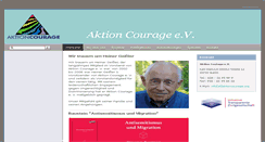 Desktop Screenshot of aktioncourage.org